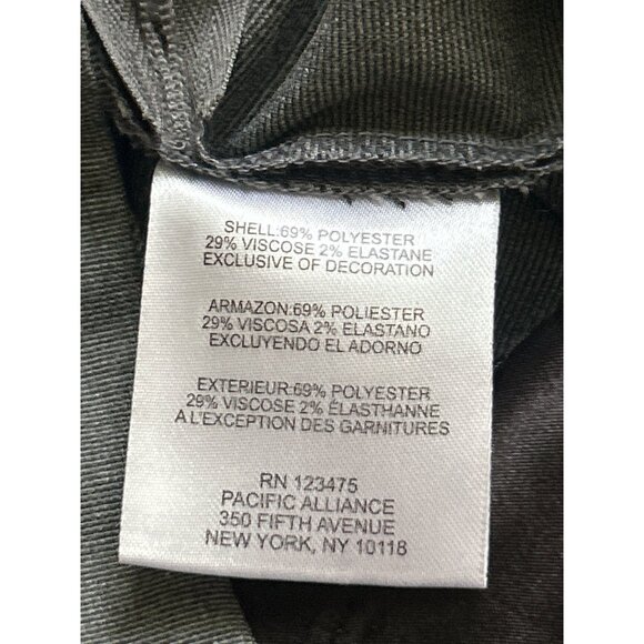 Ellen Tracy Gray Trouser Pants With Side Zipper, Size 6 - Picture 4 of 8